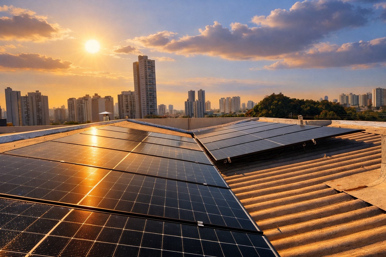 Sistema instalado Solar Lume