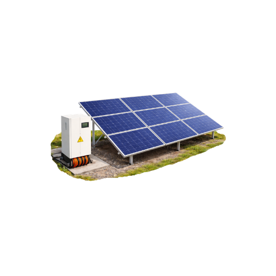 Instalação profissional do sistema solar
