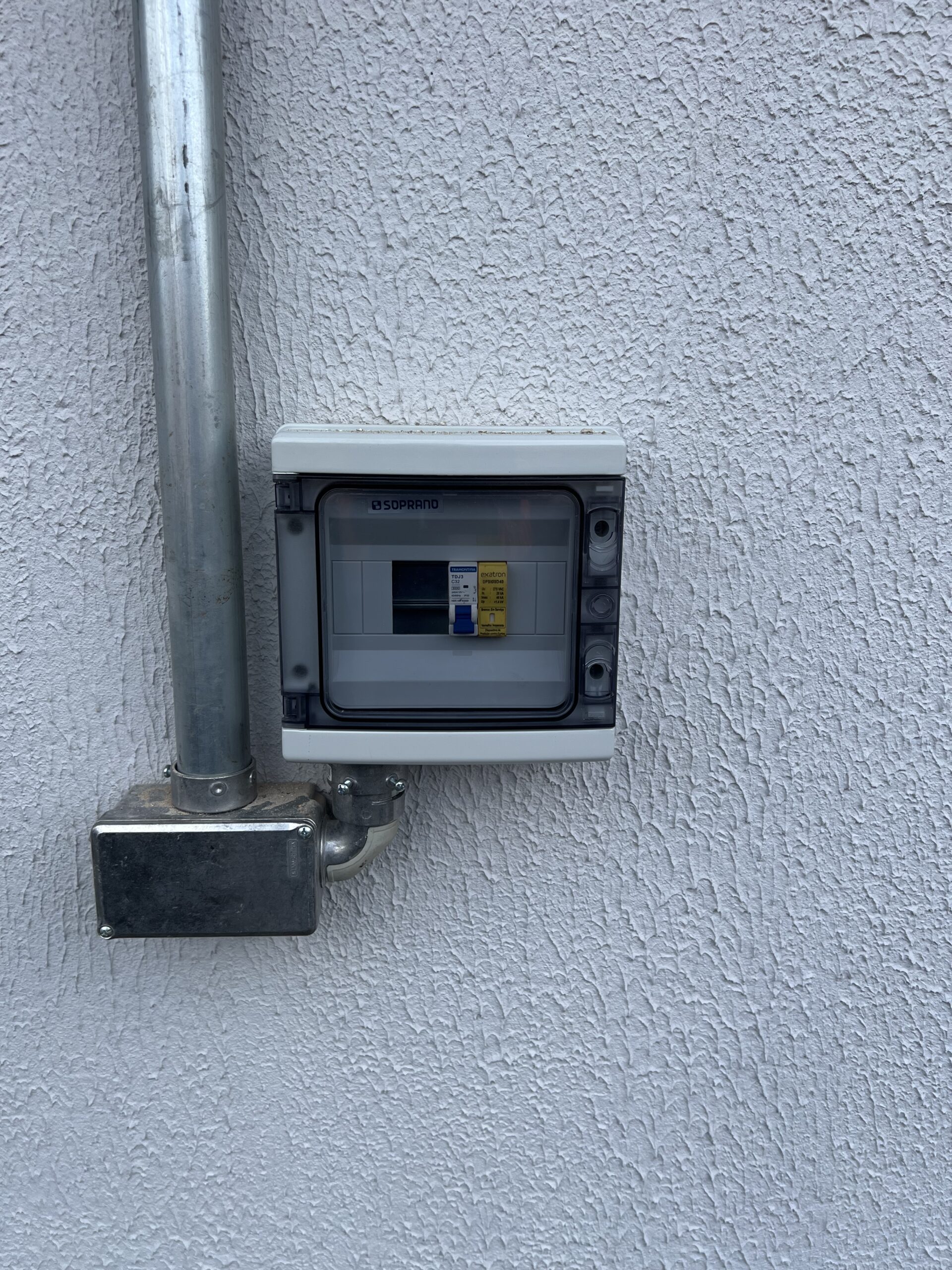 Painéis solares instalados