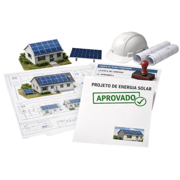Projeto e aprovação do sistema solar